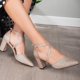 thumbnail image 2 of Sina - Tacones de novia con purpurina en oro rosa rosa 8.5, 2 of 7