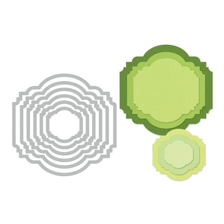 Sizzix Label Framelit Dies Multi-Colored