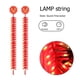 thumbnail image 2 of 92LED 1.35m Lámpara de petardo electrónico con sonido AC220V LED String Light, 2 of 6