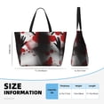 thumbnail image 4 of Pofeuu Shadows Behind Print Beach Bag,Waterproof Sandproof Beach Tote Bag, Large Capacity Foldable Beach Bags for Women, 4 of 7