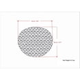 thumbnail image 4 of Simpli Home Simpli Home Nisi Round Pouf in Light Gray, 4 of 5