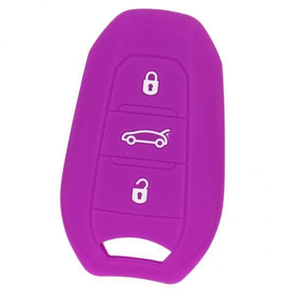2x Funda de Silicona para Llave de Coche Apta para Carcasa de Llavero Inteligente 2 piezas