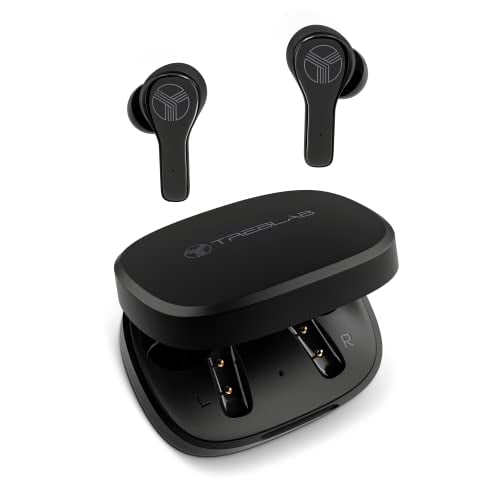 Auriculares inalámbricos True Wireless TREBLAB WX8, impermeables IPX8, hasta 28H de reproducción, Bluetooth 5.1, control táctil y aislamiento de ruido, incluye estuche de carga con carga inalámbrica,