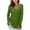 Green, variant on Tops for Women 2024 Fall Sweatshirt Color V Neck Button Causal Long Sleeve Sweatshirt