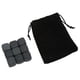 thumbnail image 2 of Juego de piedras de whisky de basalto con bolsa de almacenamiento para whisky, coñac, vino, bebida, rocas de whisky enfriadoras reutilizables para regalo, juego de 9 Uds., 2 of 5
