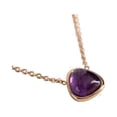 thumbnail image 2 of Collar para Mujer LuckyLy de Cuarzo con Dije de Piedra Natural Aline Violeta Oscuro UNITALLA, 2 of 7