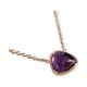 thumbnail image 2 of Collar para Mujer LuckyLy de Cuarzo con Dije de Piedra Natural Aline Violeta Oscuro UNITALLA, 2 of 7