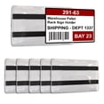 thumbnail image 1 of Pallet Rack Sign Holder Kit Clear Vinyl Pouch with Magnet for 3.5" H x 5" W Cards - 25 Pack, 1 of 2