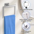 thumbnail image 3 of 7 PCS Juego de Baño Accesorios, Incluye Toallero, Aro Toalla Cuadrado, Porta Papel, 2 Ganchos Cuadrados, 2 Ganchos para Ropa, Acero Inoxidable 304, Adecuado para Baño y Cocina, 3 of 6
