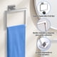 thumbnail image 3 of 7 PCS Juego de Baño Accesorios, Incluye Toallero, Aro Toalla Cuadrado, Porta Papel, 2 Ganchos Cuadrados, 2 Ganchos para Ropa, Acero Inoxidable 304, Adecuado para Baño y Cocina, 3 of 6