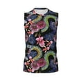thumbnail image 6 of Picia Snake And Flower mens Cotton Tank Undershirts , Moisture-wicking Ribbed Tanks, Lightweight Cotton Tank Undershirts-Small, 6 of 8