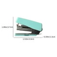thumbnail image 3 of Iumwxz Macaroon Mini Stapler Set Stapler Fresh Style Metal Binder Small Office Study Stapler Learning Supplies Office Supplies Compact Portable Alloy 1.53 X 1.06 X 0.59 In, 3 of 5