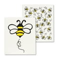 thumbnail image 1 of Set Of 2 Allover Bees Dishcloths, 1 of 4