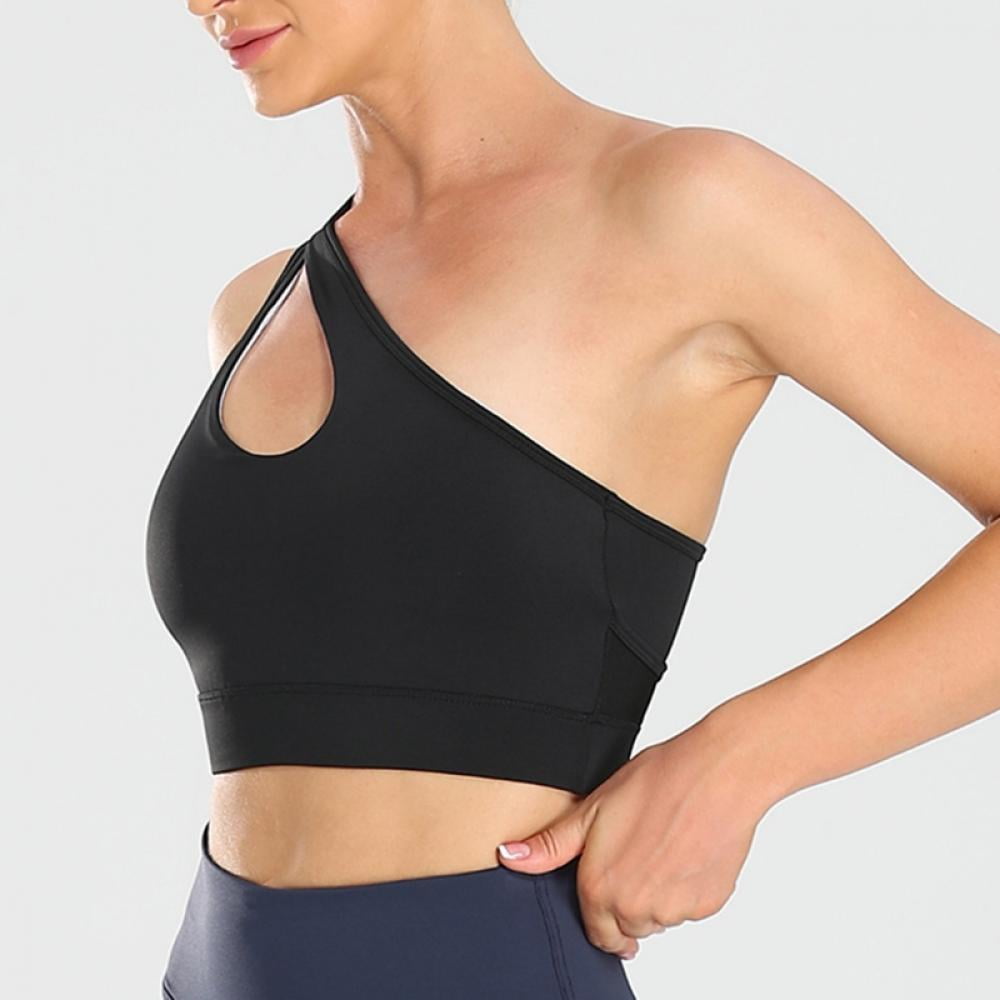 nike one shoulder bra