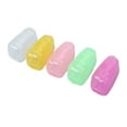 thumbnail image 1 of Dalazy 5pcs Color Random Toothbrush Head Cover Outdoor Camping Travel Toothbrush Head Plastic Case Guard, 1 of 9