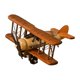 thumbnail image 4 of Modelo de avión hecho a mano, decoración de avión de escritorio, adorno de madera para oficinas. Estilo E, 4 of 9