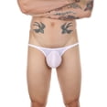 thumbnail image 2 of Tanga sexy de cintura baja con cinturón fino de malla fluorescente para hombre, ropa interior gay, 2 of 6
