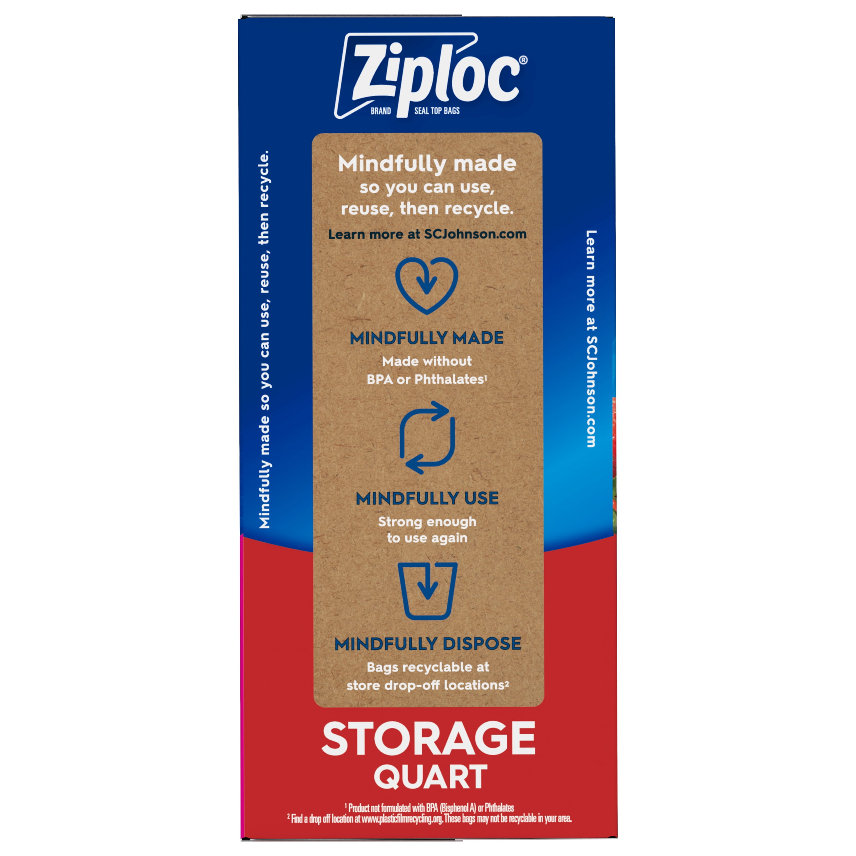 4 mil. Quart size Zip lock storage bags (100 per bag) – TJ RACING, INC.