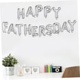 thumbnail image 6 of Luxshiny Plated Silver Balloons Decorations Set for Father's Day Party with Foil Balloons, 6 of 7