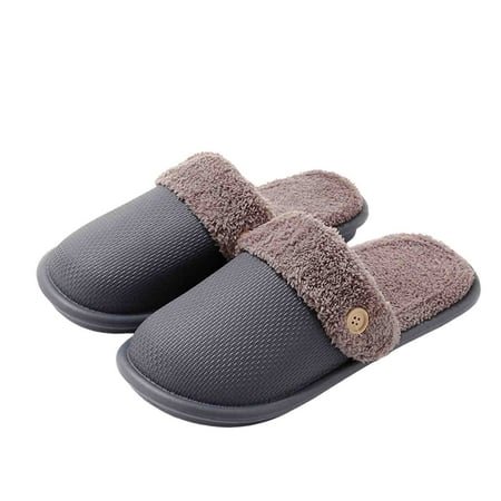 

Viugreum Slip on House Slippers - Soft Super Warm Winter Slippers with Detachable Washable Internal Liner | Comfortable Cozy Memory Foam Fuzzy Lined Plush Slippers for Men Women Wearing Outdoor Indoor
