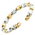 thumbnail image 2 of Pompeii Men's Heavy Designer Link 14k Gold (49gram) or Platinum (79gram) 8mm Bracelet 9", 2 of 3