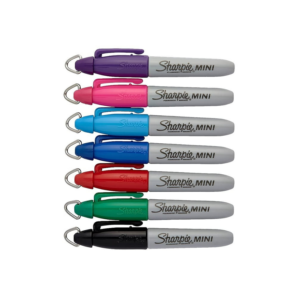 Sharpie Mini Permanent Markers Fine Point Assorted Bulk (35111) 100405 ...