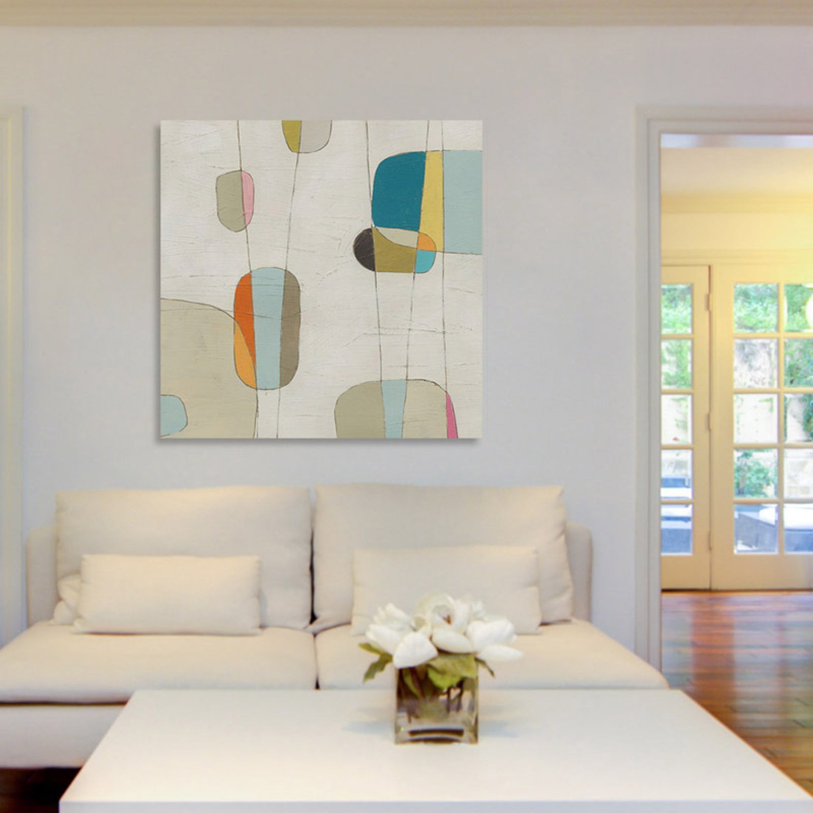 Marmont Hill "Molecular Motion II" Painting Print on Wrapped Canvas
