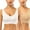 BG+WT, variant on Comfort Bra, 2 Pack Seamless Removable Pads Sleep Bras, Yoga Bra, Sports Bras for Women