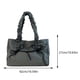 thumbnail image 4 of Bolso Mano Nailon Color Liso para Mujer Con Lazo Bandolera Diario Gran Capacidad (), 4 of 4