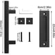 thumbnail image 2 of Manija de puerta corredera MACHAO negra mate universal, 2 of 5