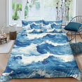 thumbnail image 1 of Home Bedding Set Fish Shell Comforter Cover Set Teen Adult Creative Seafloor Bedspreads,California King (98"x104"), 1 of 5