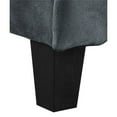 thumbnail image 4 of LifeStyle Solutions Harvard 2 Piece Loveseat and Accent Chair Set in Dark Gray, 4 of 9