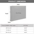 thumbnail image 6 of Outdoor TV Cover, AYAMAYA Waterproof & Dustproof TV Screen Protectors with Zipper Remote Control Pocket for 60-65in LED LCD OLED TVs, 6 of 7
