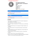 thumbnail image 2 of Rear Drilled Disc Brake Rotor - Compatible with 2014 - 2016 Maserati Ghibli (Models with 6-Piston Front Calipers Only) 2015, 2 of 2