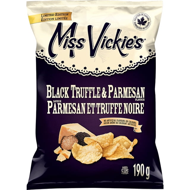 Miss Vickie's Black Truffle & Parmesan Flavour Kettle Cooked Potato Chips