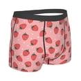 thumbnail image 2 of KLL Strawberries Men's Cotton Boxer Briefs Underwear-X-Large, 2 of 8