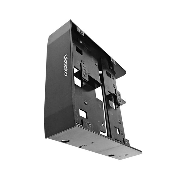 5.25 inch Bay Adapter HDD SSD Holder Internal Hard Drive Mounting Bracket (Black)