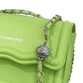 thumbnail image 4 of Bolso de hombro para mujer, de piel sintética, ligero y versátil, con correa de cadena. Verde, 4 of 9