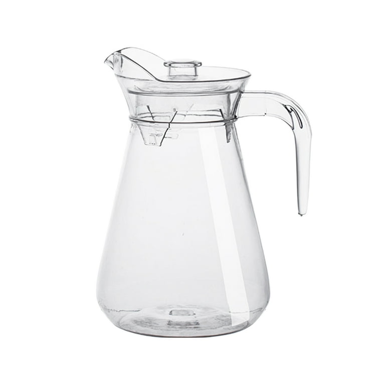 Pitcher Water Jugbeveragetea Pitchers Cold Lemonade Iced Fridge Carafes Acrylic Drinklid Ice Kettle Jarclear Coffee Hot, Size: 1L
