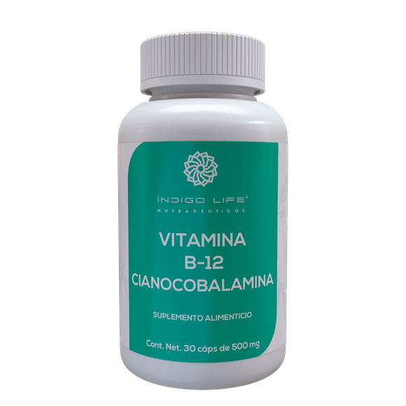 Vitamina B-12 Cianocobalamina 30 Capsulas Vegana
