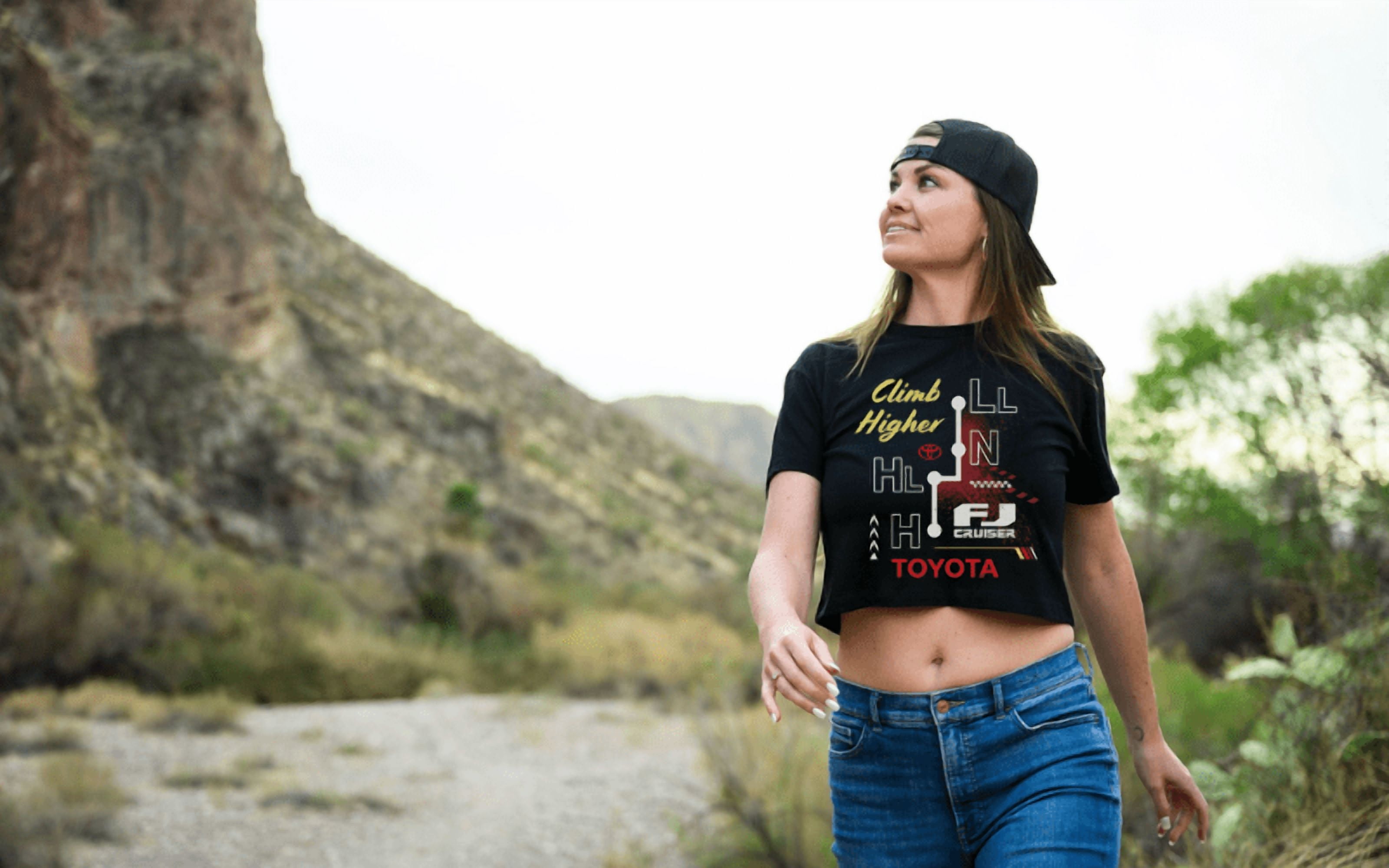 Womens Toyota FJ Cruiser Crop Top Conquer the Trails in Style