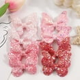 thumbnail image 6 of 40PCS Glitter Butterfly Hair Clips Sparkle Small Cute Hair Barrettes Hair Accessories for Baby Girls Toddler Infant Kid In Pairs, 6 of 8