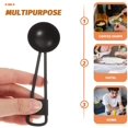 thumbnail image 1 of 5pcs Stainless Steel Measuring Spoons, Black Measuring Spoons Black Soup Spoon Measuring Spoon for Home Kitchen, 1 of 4