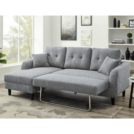 Aerys Sectional Sofa Couch With Pull, L Shaped Couch Sofa Bed