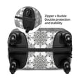 thumbnail image 2 of Gukieu Retro sketch flower lines Print Suitcase Protective Cover, Elastic Zipper Buckle Suitcase Protective Cover, Suitable for Travel, Business Trip-Small, 2 of 7