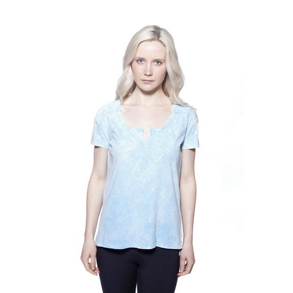 Antique finish Henley Tee