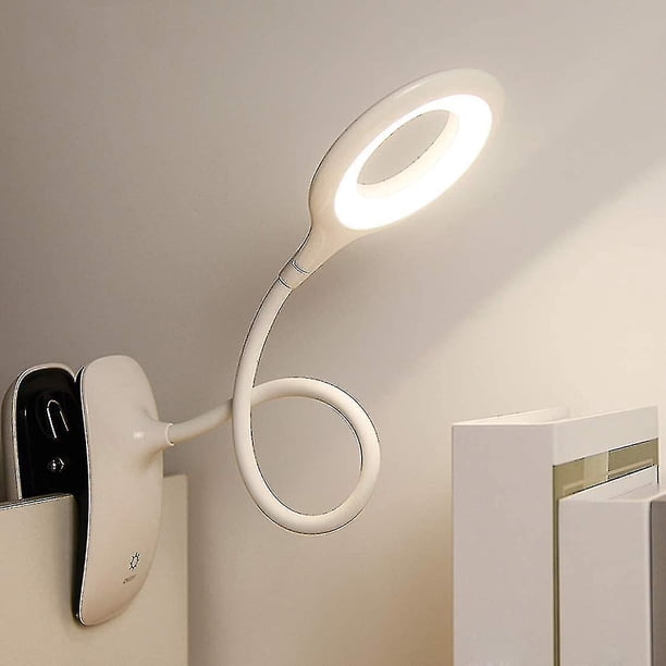 Luz de lectura de clip LED ajustable para proteger los ojos