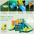 thumbnail image 3 of Costway Inflatable Water Slide Kids Blow up Pool Park Climbing Wall with 735W Blower, 3 of 7