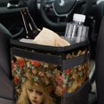 thumbnail image 6 of Bohemia Car Trash Can: Foldable with Lid, Leak-Proof, Hanging Storage Bag - Car Garbage Can, Mini Trash Can, 6 of 6