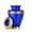 Blue / Gold, variant on Aluminum Handcrafted Urn - Elegant Keepsake Holder for Adult Human Ashes (Blue)